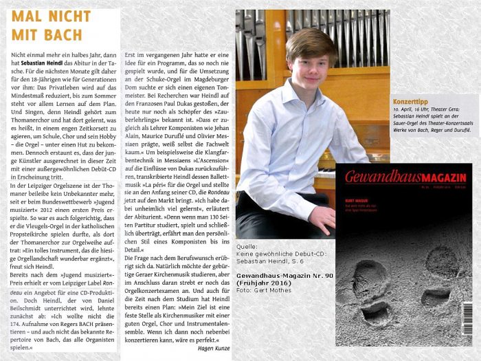 Presse Gewandhaus-Magazin Nr.90